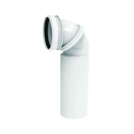 Pipe Coud E Orientable Pvc D Mm Blanche Siamp Prolians