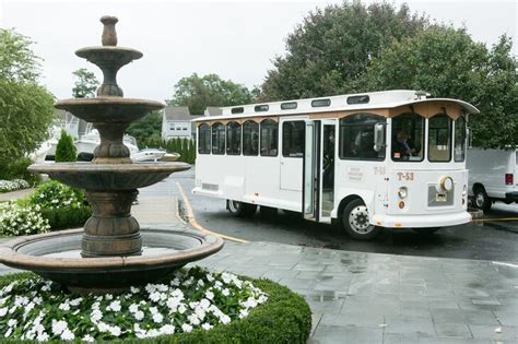 White Trolley Wedding Transportation