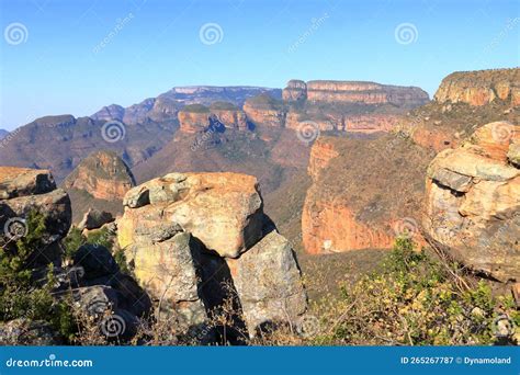 Blyde River Canyon And The Three Rondavels Three Sisters In Mpumalanga