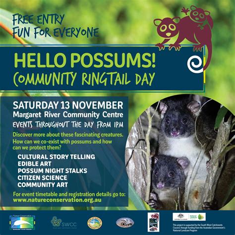 Hello Possums Sm Tiles Nature Conservation Margaret River Region