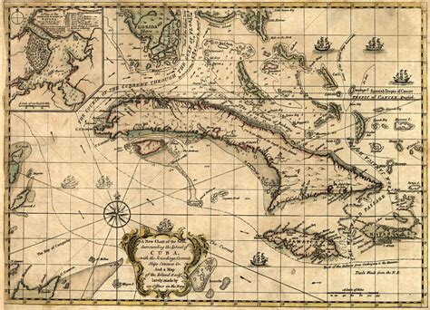 Historic Map Cuba 1762 World Maps Online