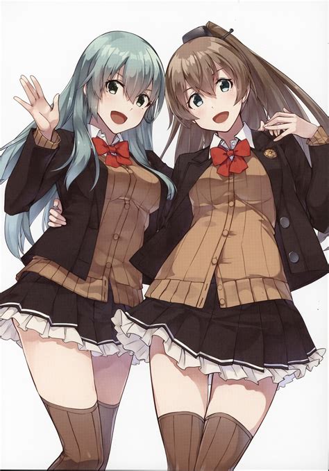 Suzuya Kumano Suzuya Kai Ni And Kumano Kai Ni Kantai Collection