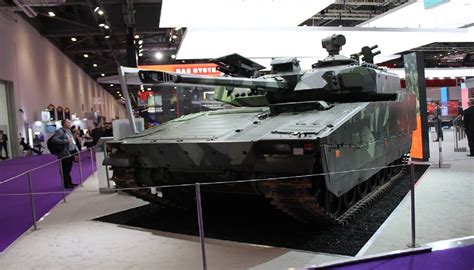 CV90 Tracked IFV Fitted With New D Series Turret Defence Review