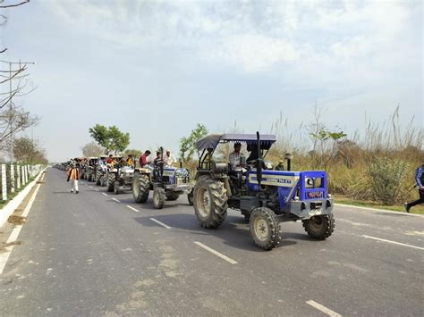 Farmers Protest Tractor Marches Today As Farmers Observe Quit Wto Day