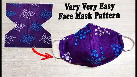 😷very Easy New Style Pattern Mask😷 Handmade Easy Breathable Face Mask Rajnis Art N Crafts