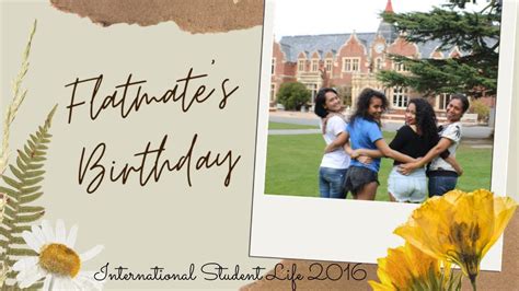 Birthday Wishes To Flatmate International Students In New Zealand