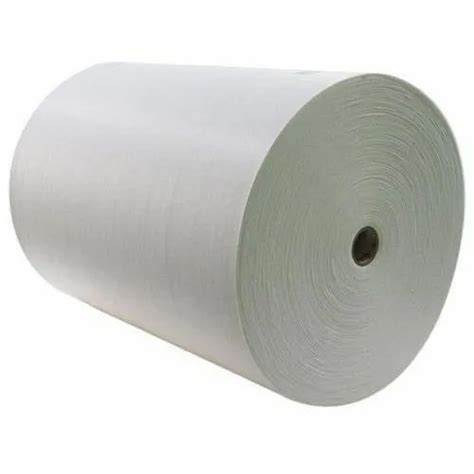 White Plain Paper Plate Raw Material Packaging Type Roll At Rs 40