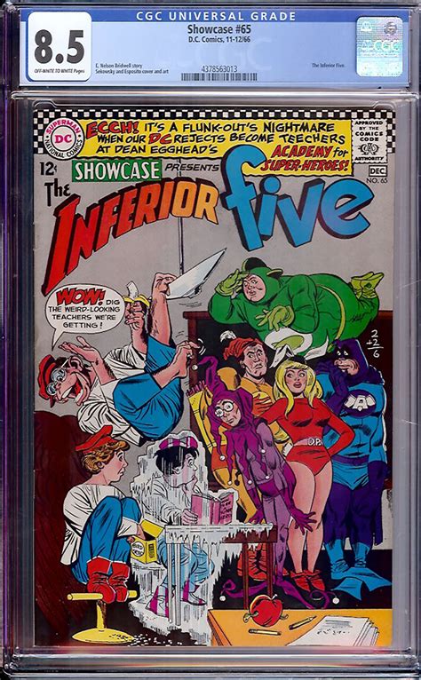 Showcase 65 CGC 8 5 Ow W Auction Pedigree Comics