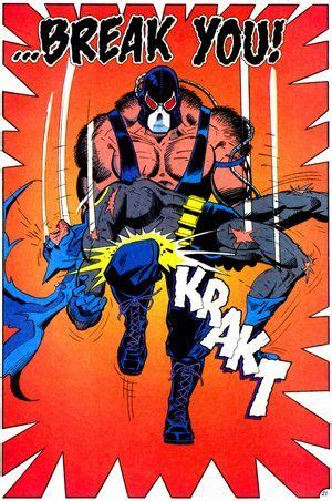 Bane Break You Comic Book Panels Comic Books Art Batman Comics