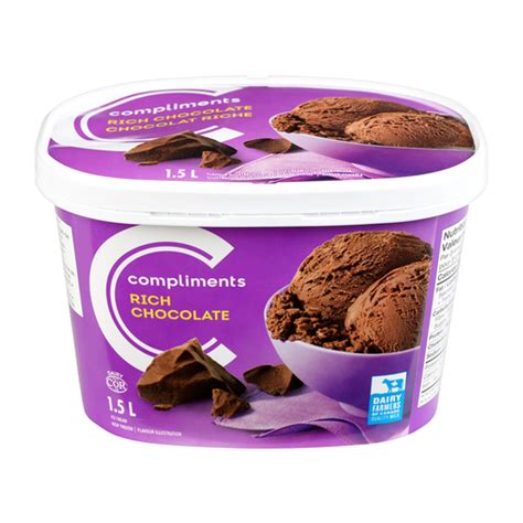 Rich Chocolate Ice Cream 1.5 L | Compliments.ca