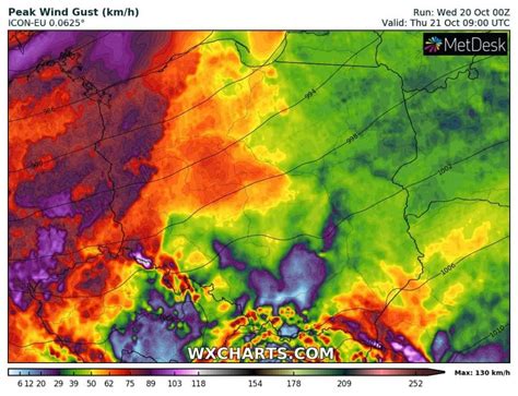 Pogoda na jutro czwartek 21 października 2021 Apogeum wichury w