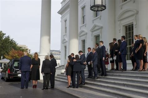 Funeral Service Held for Robert Trump at White House - Breitbart