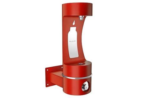 Elkay Ezh O Wall Mounted Outdoor Bottle Filling Station Lk Bf