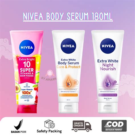 Jual Nivea Extra Bright Super Vitamin Skin Foods Body Serum