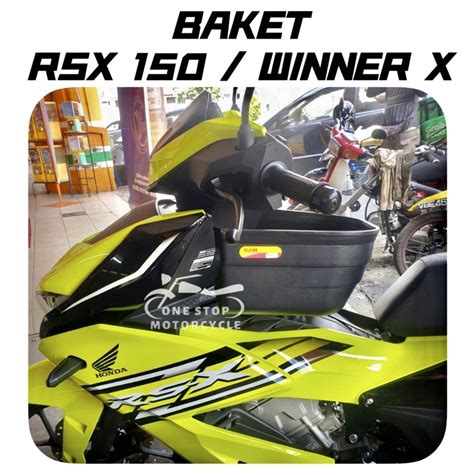 Honda Rsx 150 Winner X Rs X Basket Motorcycle Raga Bakul Pvc And Besi Screw Shopee