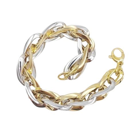 Kt White Gold Yellow Gold Bracelet Catawiki