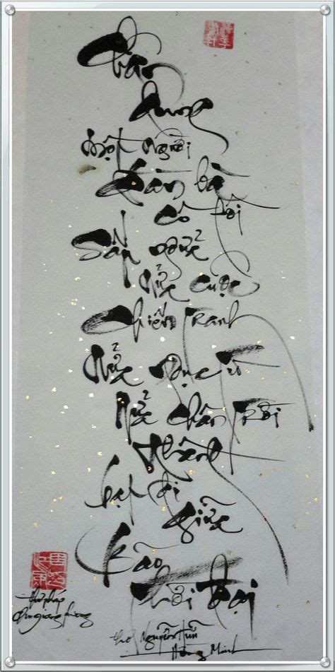 31 Vietnamese Calligraphy ideas | calligraphy, vietnamese, calligraphy art