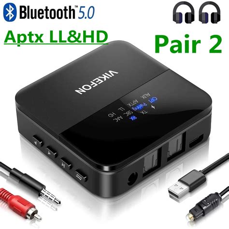 Bluetooth 5 0 Audio Transmitter Receiver AptX HD LL Low Latency CSR8675