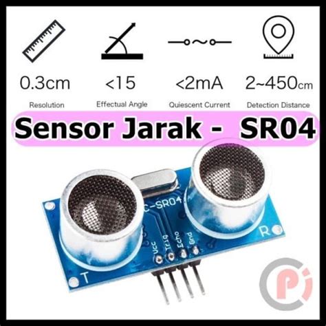 Jual Sensor Ultrasonic Hc Sr Ultrasonik Module Sr Modul Pengukur