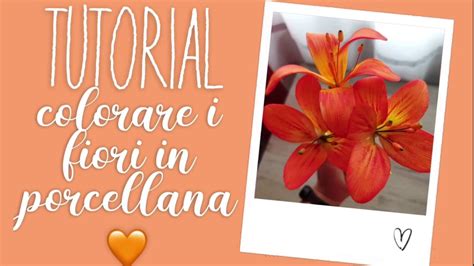 TUTORIAL Come Colorare Un Fiore In Porcellana Fredda YouTube