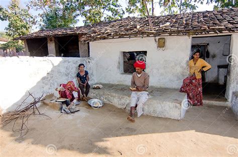 Woman Cooking Food On Wood Fire Editorial Stock Image Image Of