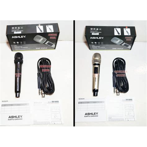 Jual Mic Kabel Ashley Dm Voice Dm Voice Dmvoice Original Hitam