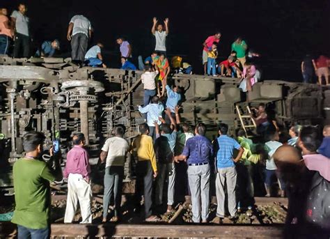 Coromandel Express Overturns After Hitting Goods Train At Balasore