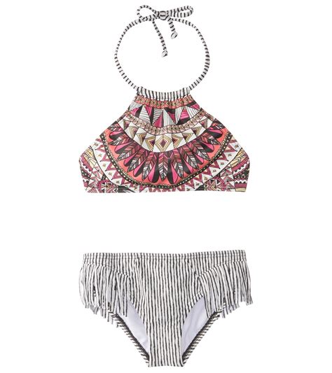 Billabong Girls Boho Babe High Neck Bikini Set 4 14 At Swimoutlet