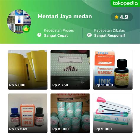 Toko Mentari Jaya Medan Online Produk Lengkap Harga Terbaik Tokopedia