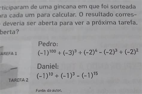 Solved Rticiparam De Uma Gincana Em Que Foi Sorteada Ra Cada Um Para