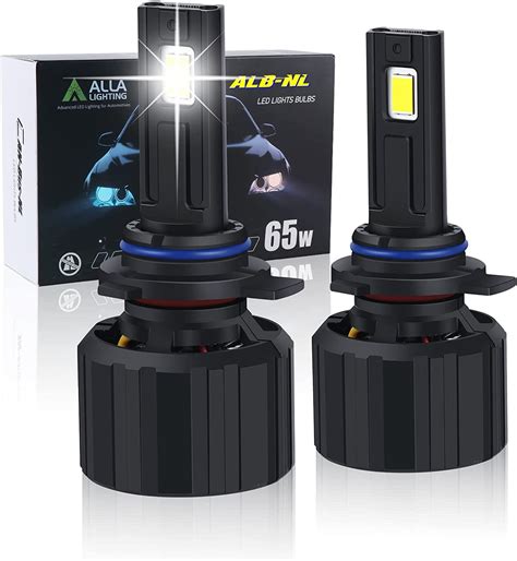 Alla Lighting 16000lms Brightest Hb3 9005 Led Headlights Bulbs 6000k~6500k Xenon White Xtreme