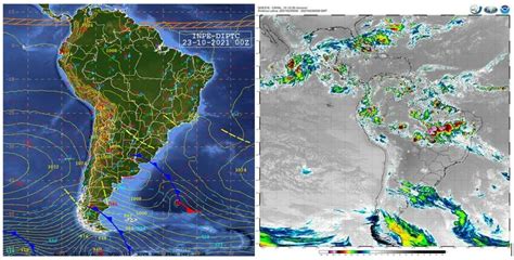 A Carta Sin Tica De Superf Cie E B Imagem De Sat Lite Goes S