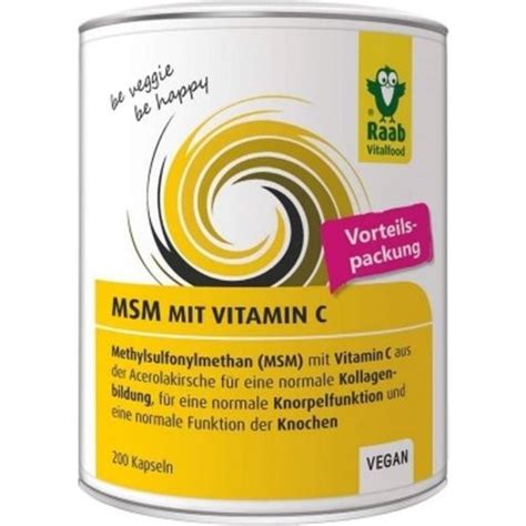 Msm Capsules Raab Vitalfood Vitalabo Onlineshop