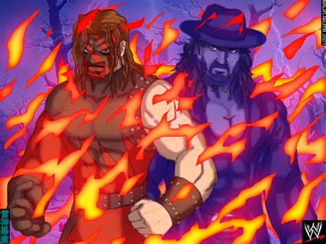 Kane And Undertaker Brothers Of Destruction Wallpaper