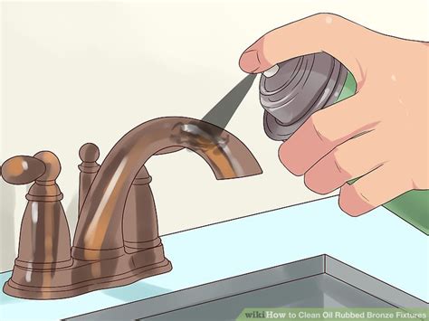 how to clean bronze fixtures