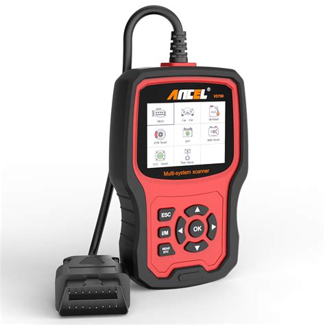 ANCEL VD700 All System OBD2 Diagnosegerät Scanner mit 8 ...