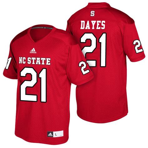 Male NC State Wolfpack Red Matthew Dayes NCAA Football Jersey - Bluefink