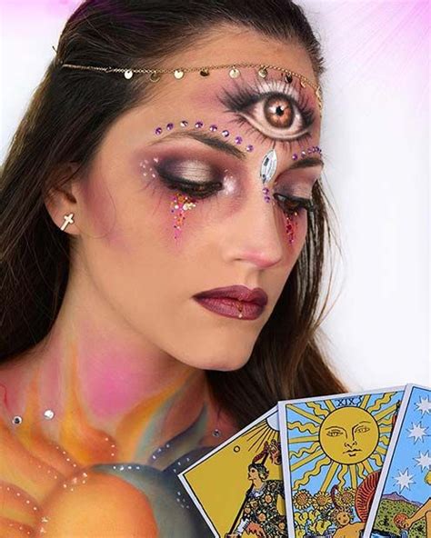 21 Fortune Teller Makeup Ideas for Halloween in 2024 | Fortune teller ...