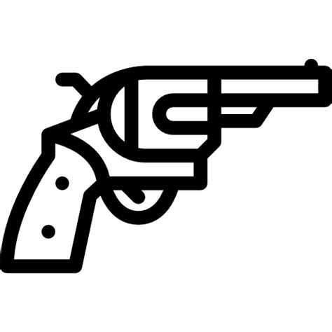 Revólver Iconos gratis de armas