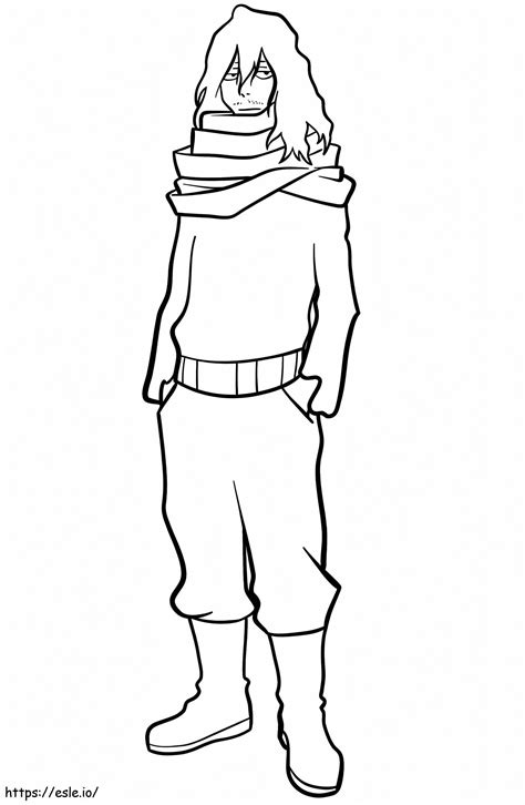 Printable Shota Aizawa Coloring Page