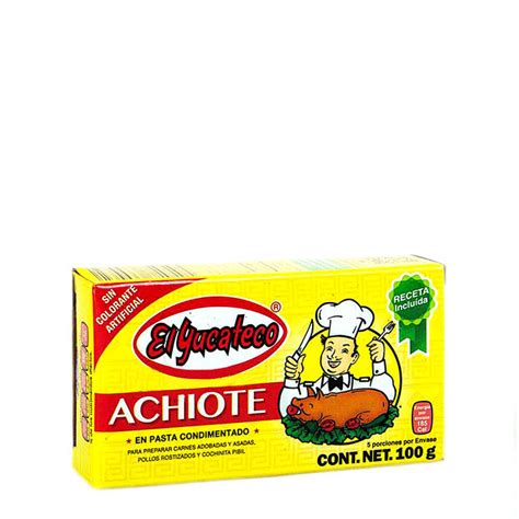 Achiote En Pasta 100g 100g El Yucateco Condimentos Y Especias CM