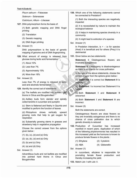 NEET 2022 Biology Question Paper With Solutions 17th July Explore