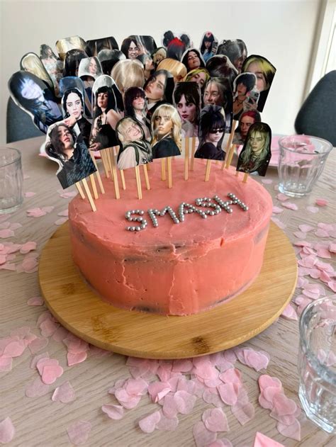 Billie Eilish Smash Cake In Billie Eilish Birthday Cake Smash