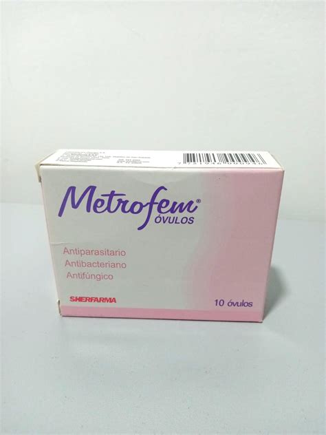 METROFEM ÓVULOS CAJA X 10 UNID Boticas Maxfarma