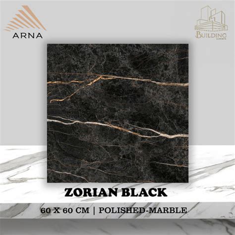 Jual Granite Lantai X Zorian Black Glossy Polished Arna Series Kw