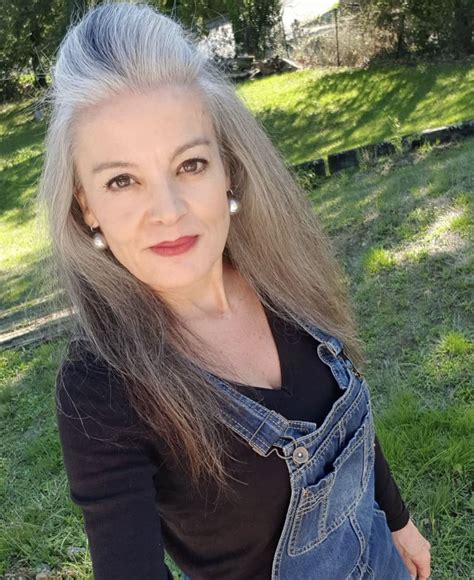 Long Silver Hair Long Gray Hair Silver Age Gray Hairstyles Bun