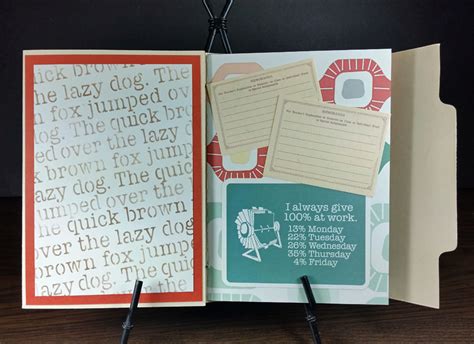 Office Space File Folder Mini Book Club Scrap