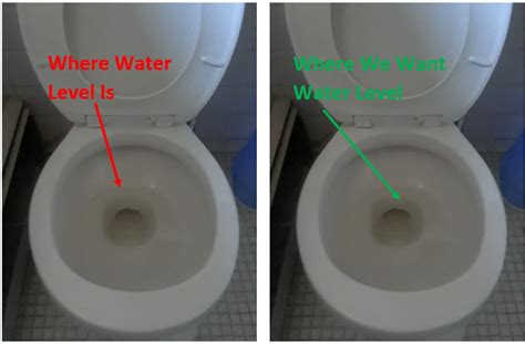 How Do I Lower The Water Level In A Toilet Bowl Home Improvement