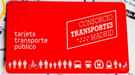 Tarjeta de transporte público en Madrid Así queda el precio de los