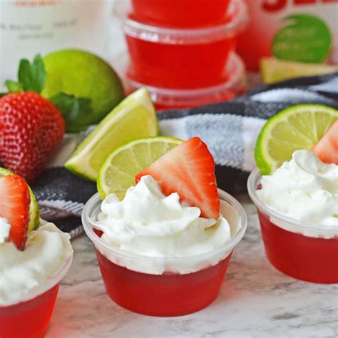 Strawberry Daiquiri Jello Shots Planning Inspired